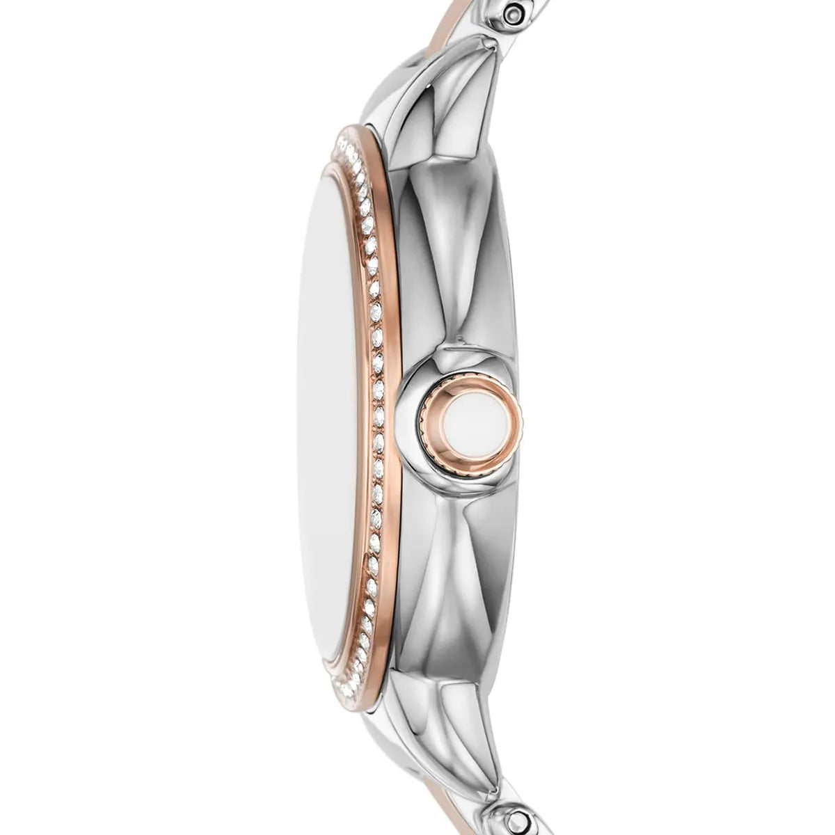 Emporio Armani Moonphase Three-Hand Tow Tone Women's Watch AR11567