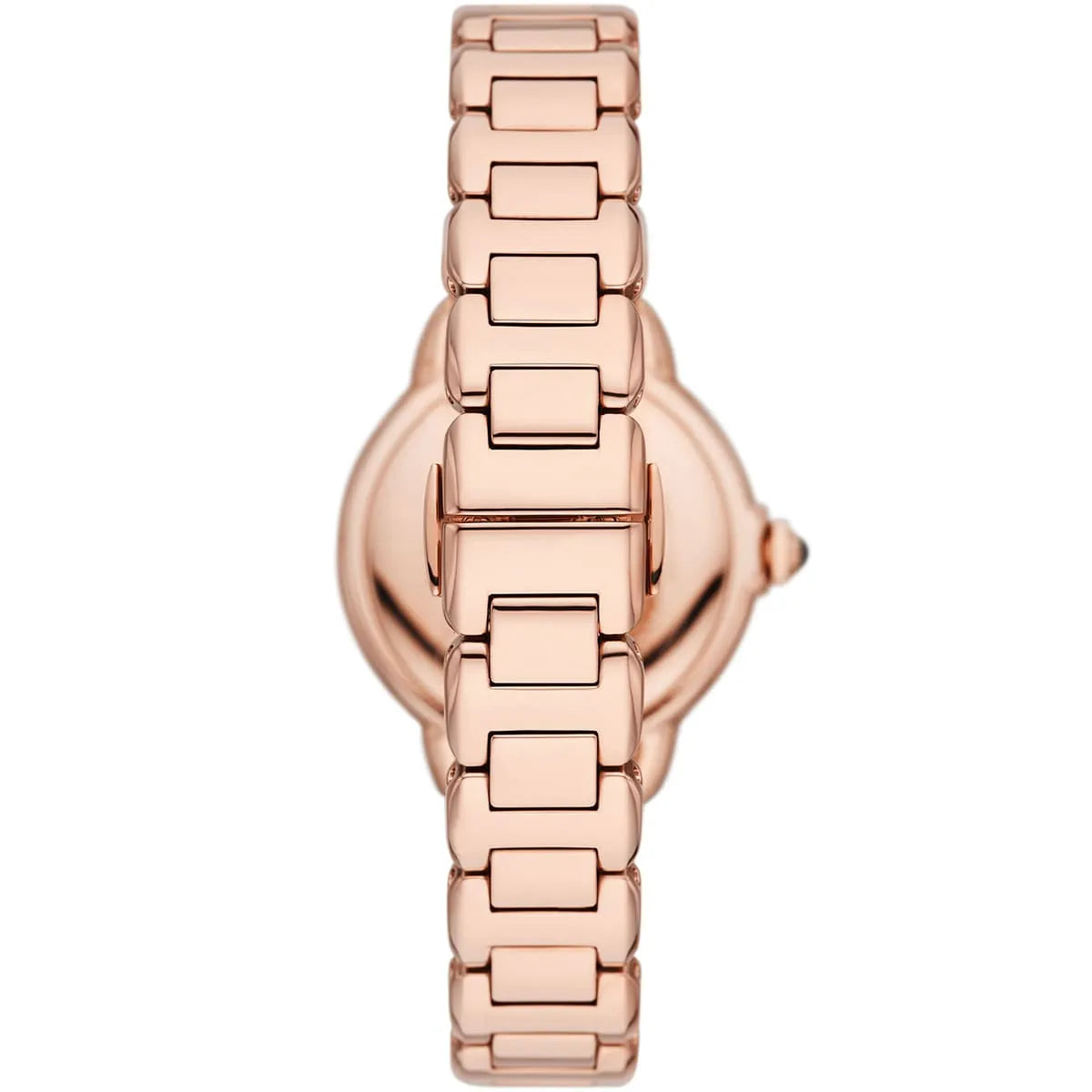 Emporio Armani Mia rose gold stainless steel metal bracelet with secure clasp