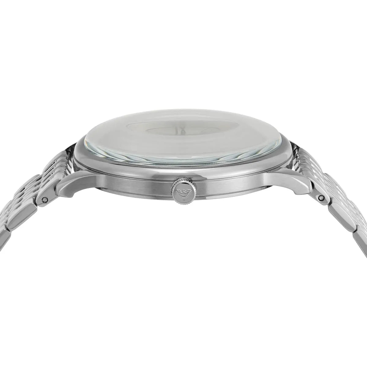 Emporio Armani 42mm Minimalist Silver Dial Men's Watch - AR11599