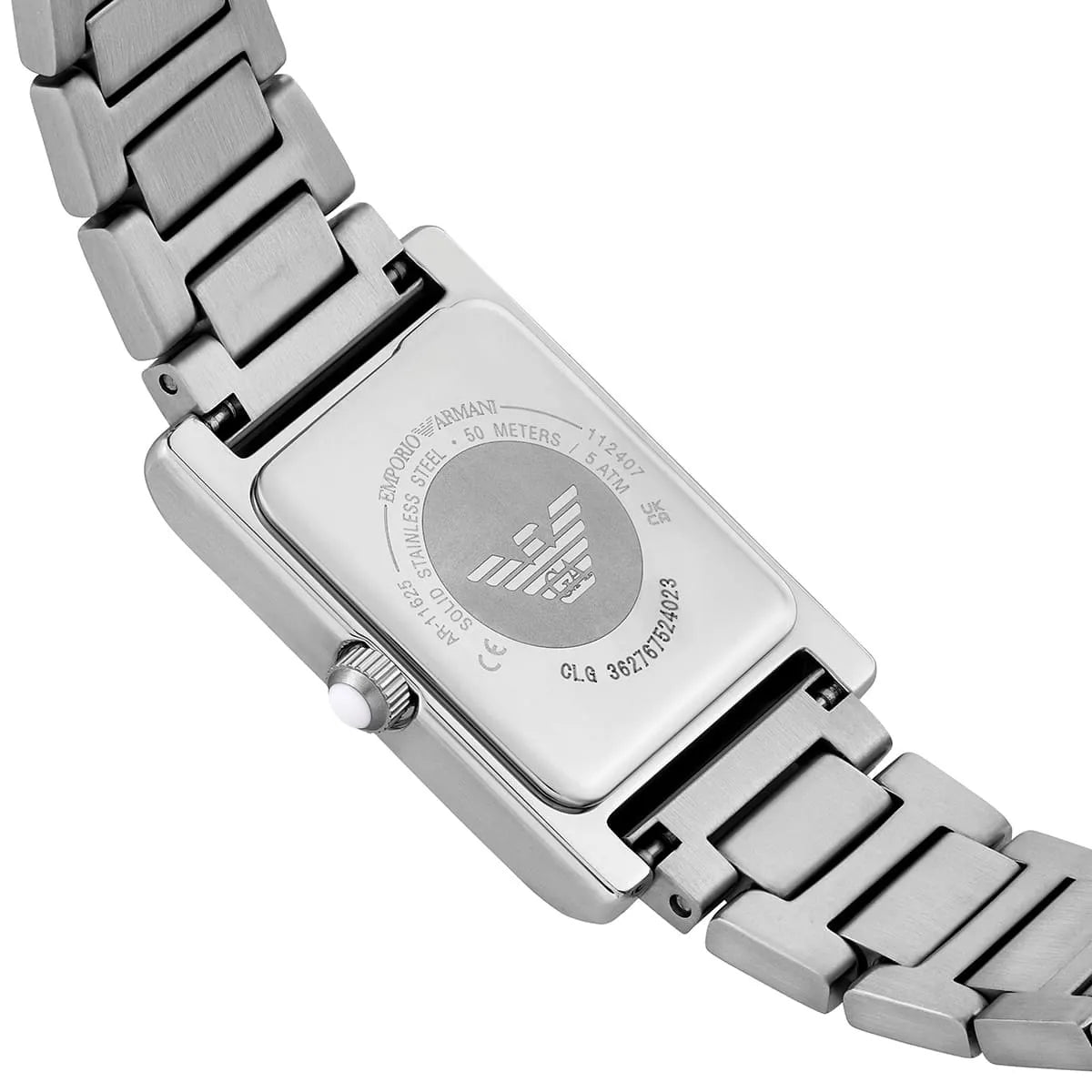 Emporio Armani Empire Mother of Pearl Dial Silver Steel Strap Watch For Women AR11625
