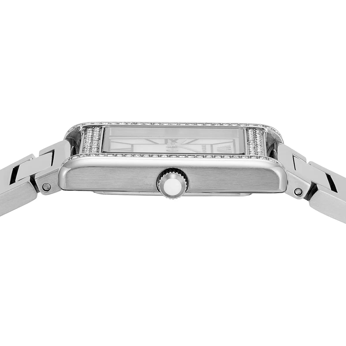 Emporio Armani Empire Mother of Pearl Dial Silver Steel Strap Watch For Women AR11625