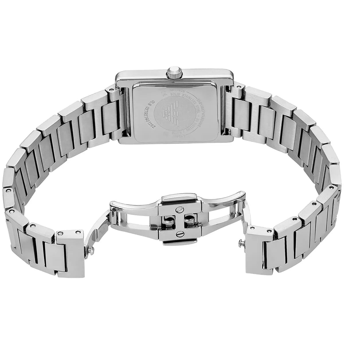 Emporio Armani Empire Mother of Pearl Dial Silver Steel Strap Watch For Women AR11625