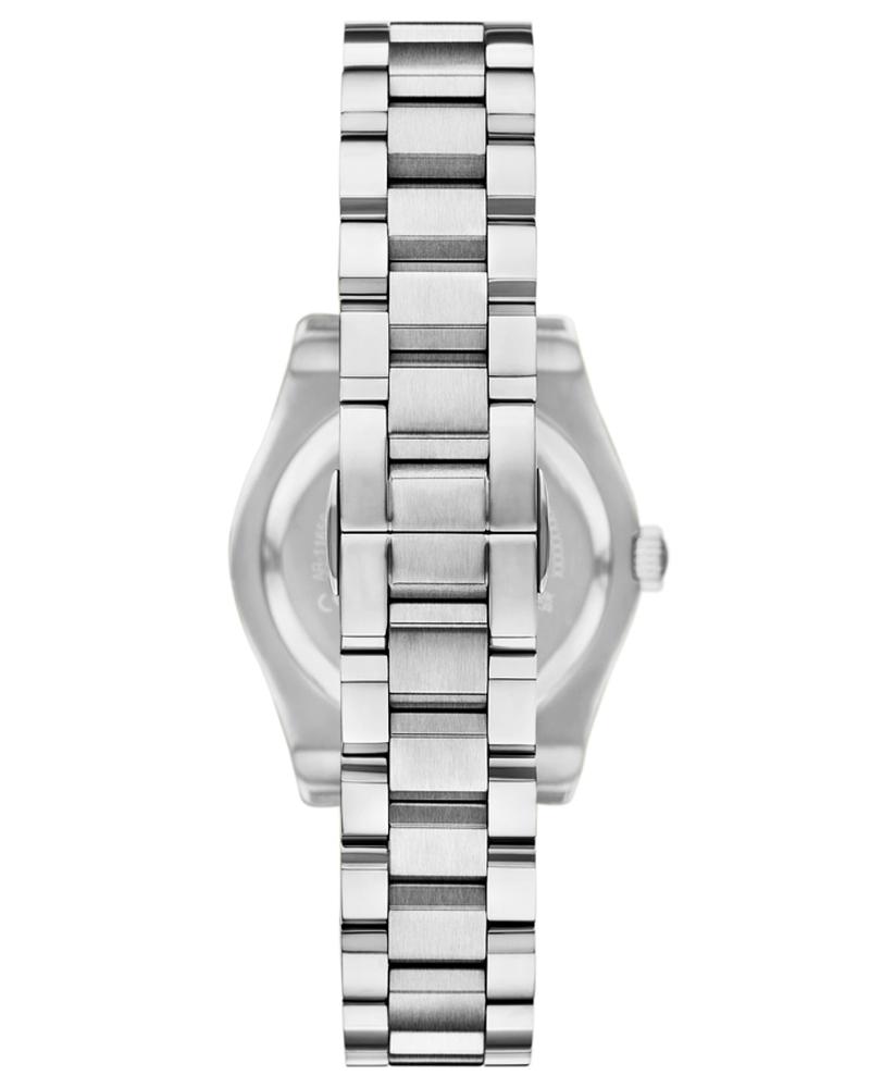 AR11717 stainless steel bracelet and caseback view showing full-link design