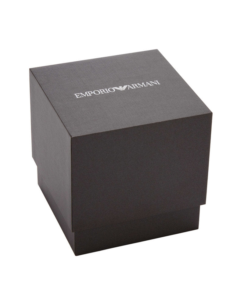 Emporio Armani branded black presentation box for AR11787 watch