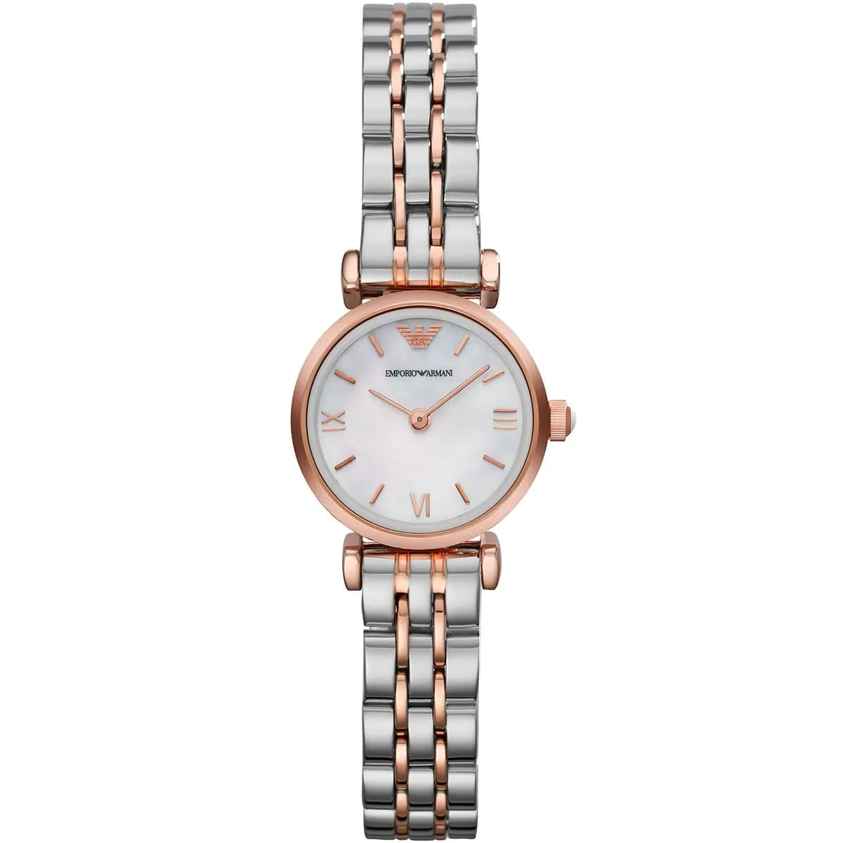 Emporio Armani Ladies' Watch AR1689 – Rose Gold & Stainless Steel, Mother-of-Pearl Dial, Quartz, 22mm, 3 ATM AR1689 - Image 2