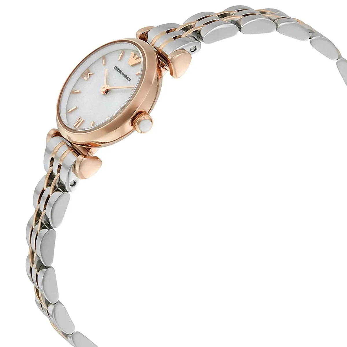 Emporio Armani Ladies' Watch AR1689 – Rose Gold & Stainless Steel, Mother-of-Pearl Dial, Quartz, 22mm, 3 ATM AR1689 - Image 5