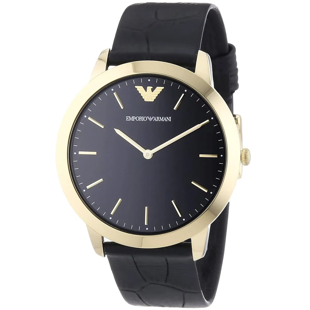 Emporio Armani Black Gold-Plated Stainless Steel AR1742 Men's Wristwatch 42MM AR1742 - Image 2