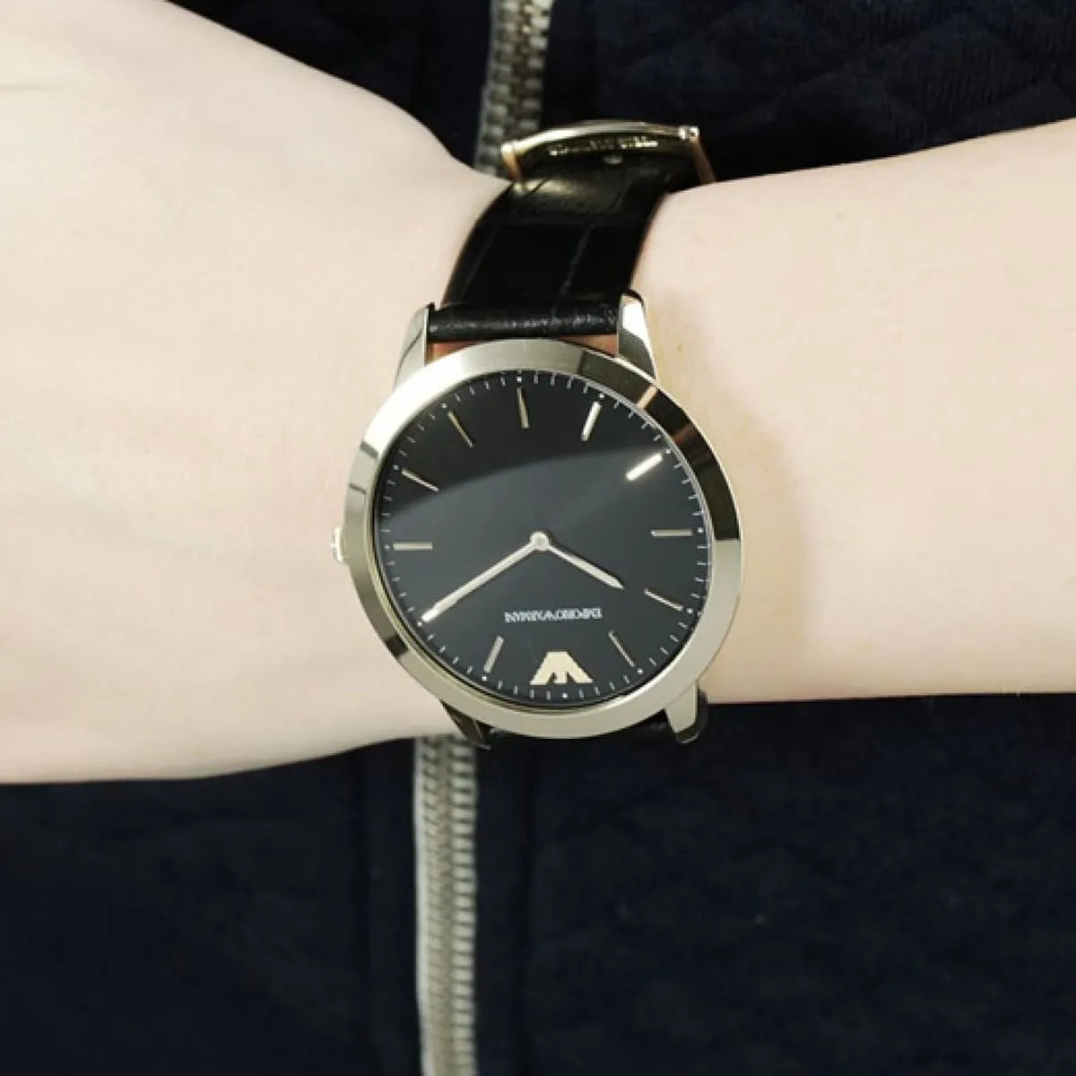 Emporio Armani Black Gold-Plated Stainless Steel AR1742 Men's Wristwatch 42MM AR1742 - Image 7