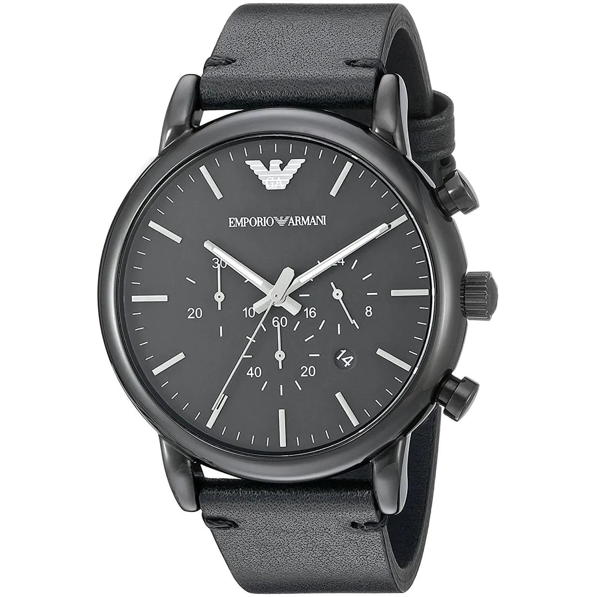 Emporio Armani Dress Chronograph Black Dial Men's Watch AR1918