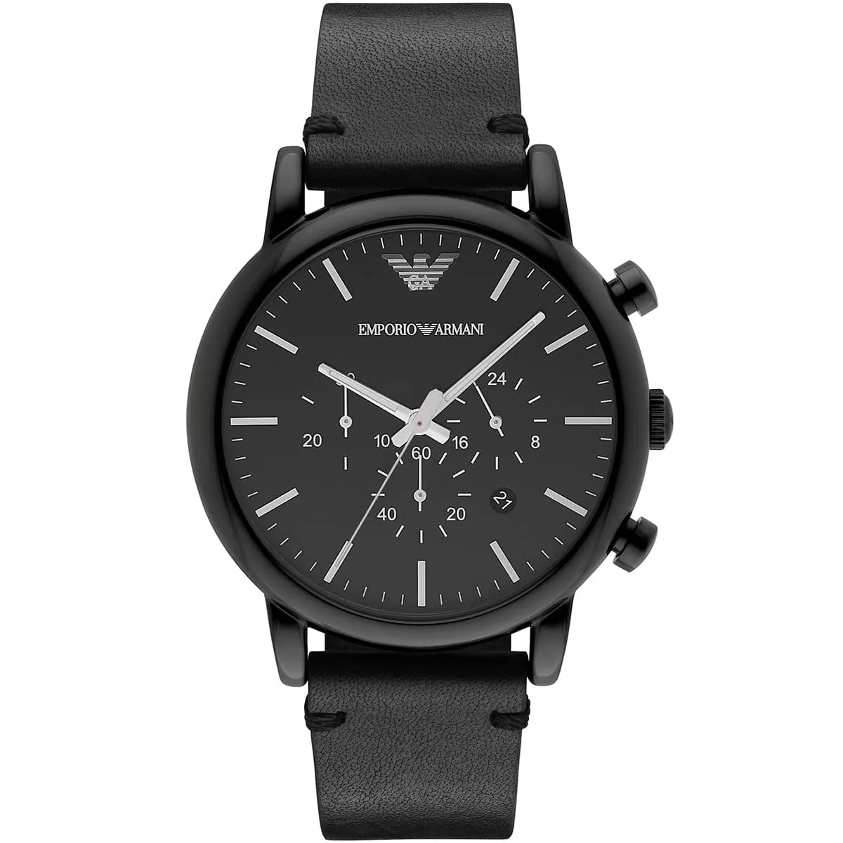 Emporio Armani Dress Chronograph Black Dial Men's Watch AR1918