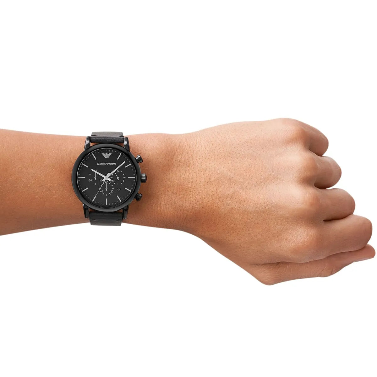 Emporio Armani Dress Chronograph Black Dial Men's Watch AR1918
