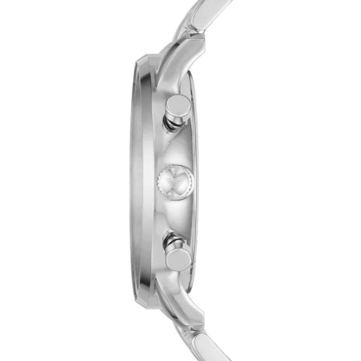 Emporio Armani Classic Chronograph Silver Steel Men's Watch AR1933