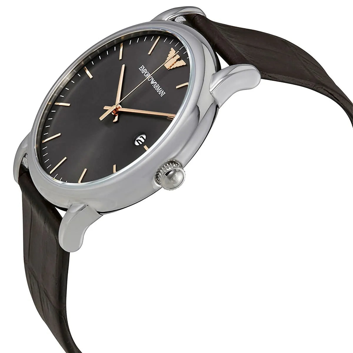 Emporio Armani Luigi Black Dial 42mm Mens Watch AR1996