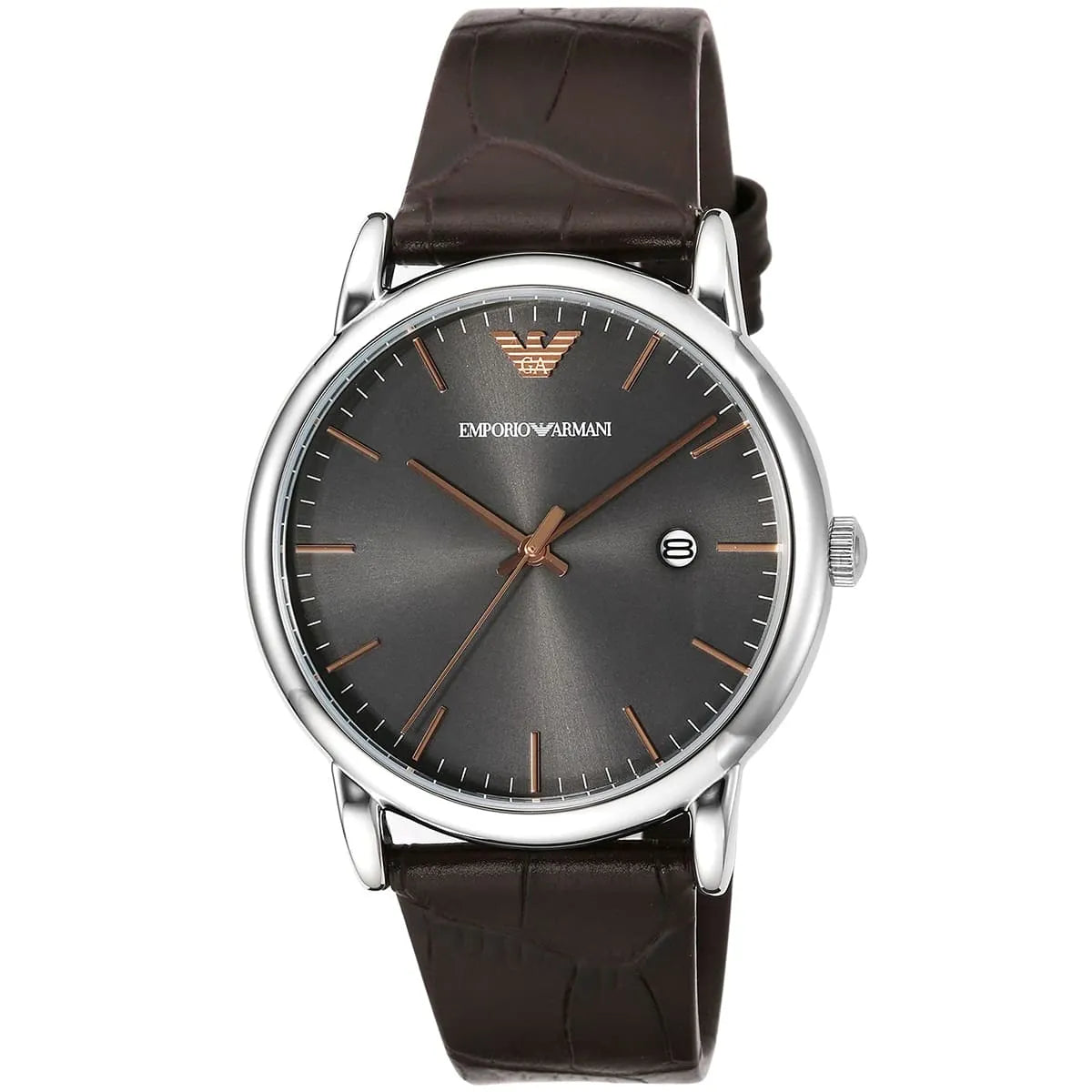 Emporio Armani Luigi Black Dial 42mm Mens Watch AR1996