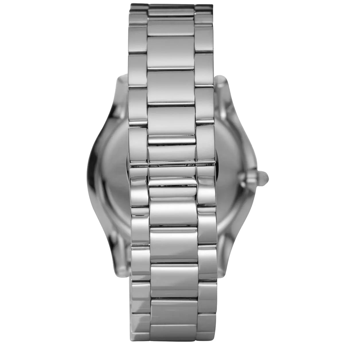 Emporio Armani Men's AR2055 Slim Stainless Steel Silver Dial Watch AR2055 - Image 3