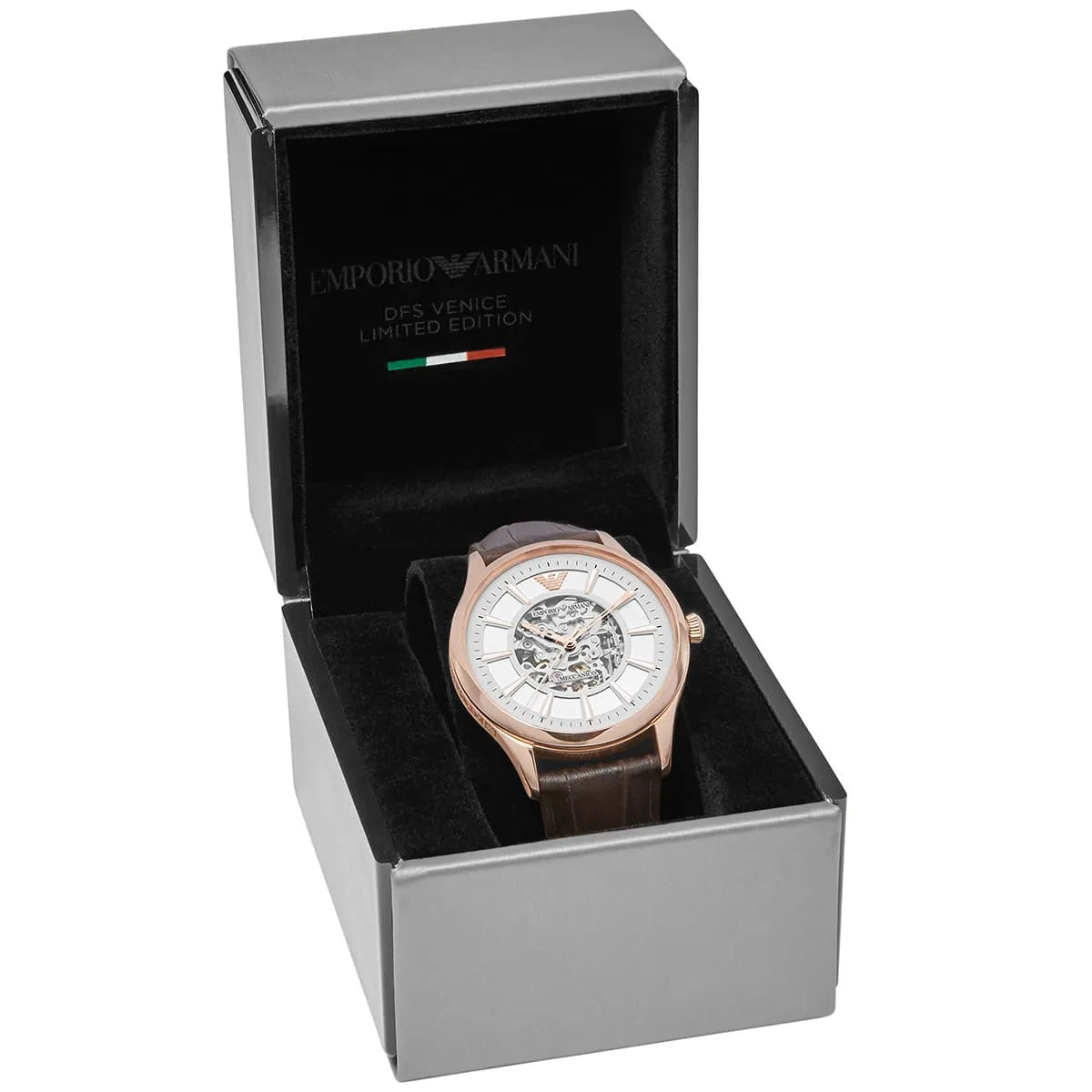 Emporio Armani Beta AR2073 in branded presentation box with protective case