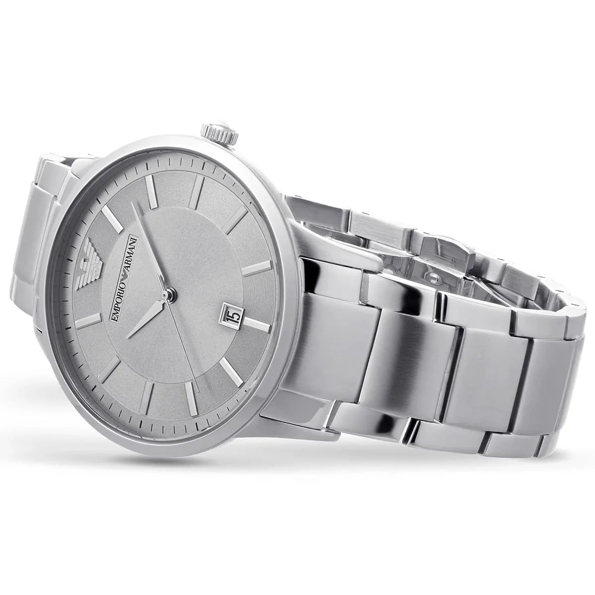 Emporio Armani Classic Quartz Silver Dial Silver Steel Strap Watch For Men - AR2478 AR2478 - Image 8