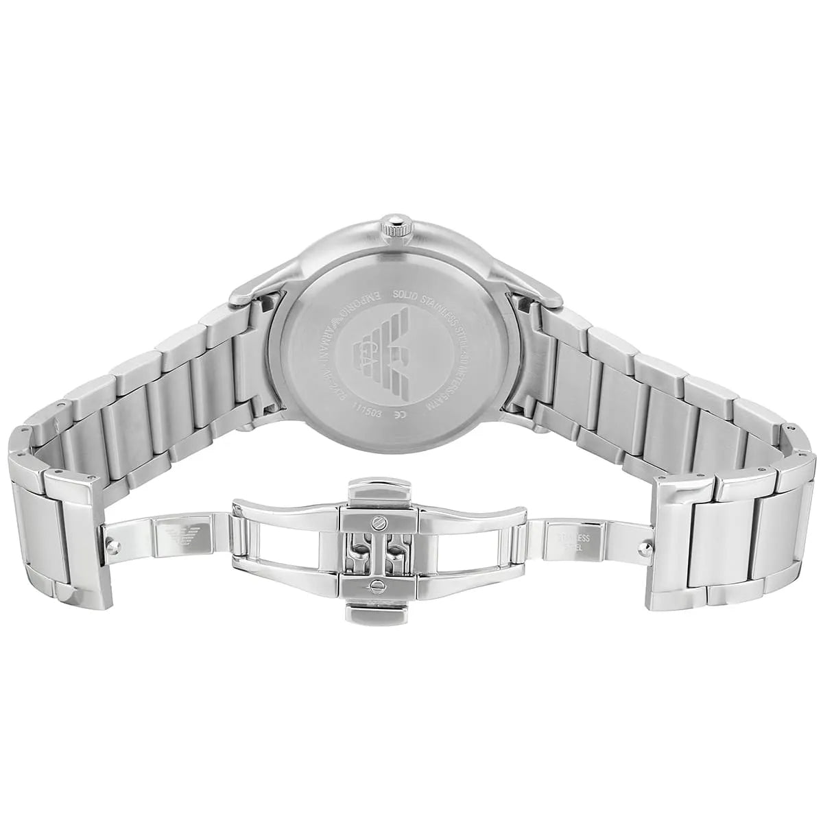 Emporio Armani Classic Quartz Silver Dial Silver Steel Strap Watch For Men - AR2478 AR2478 - Image 9