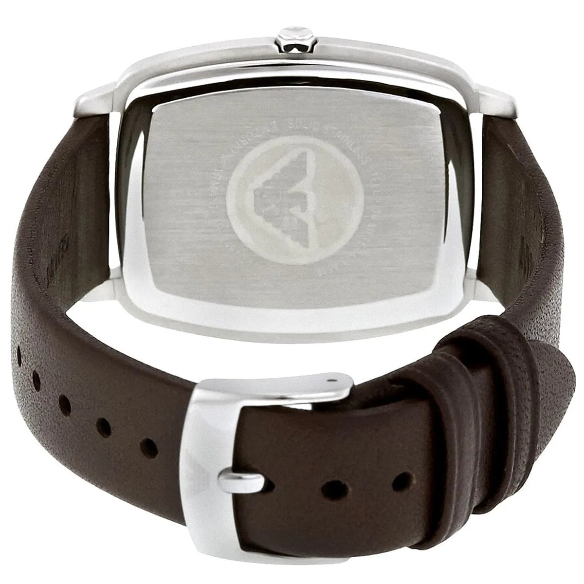 Emporio Armani 37mm Quartz Leather Strap Blue Dial Men's Watch AR2491