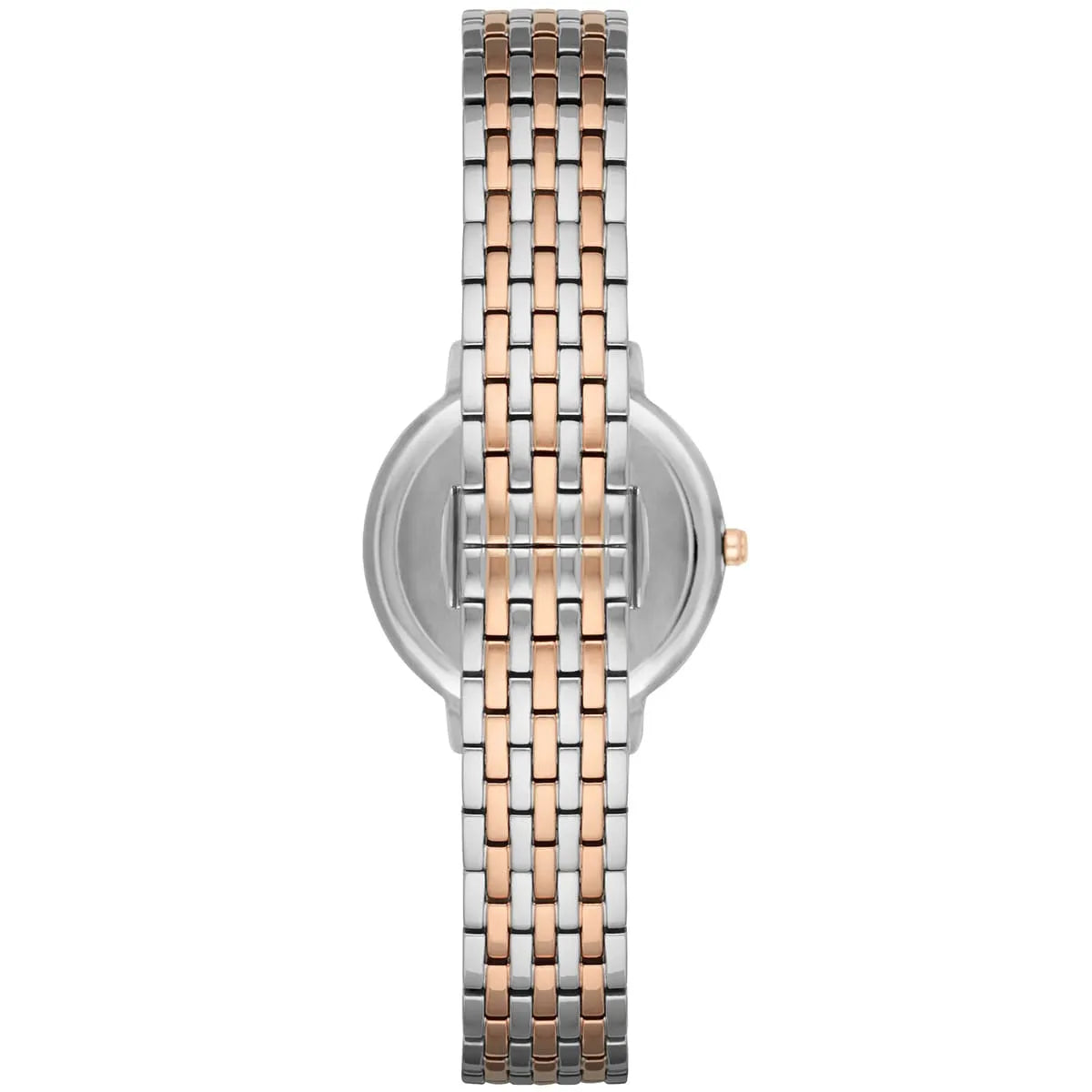 Emporio Armani Dress Analog Mother of Pearl Dial Two Tone Steel Strap Watch AR2515