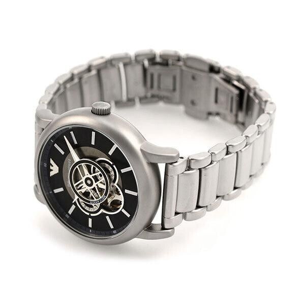 Emporio Armani Black Dial Automatic Men's Watch - AR60021