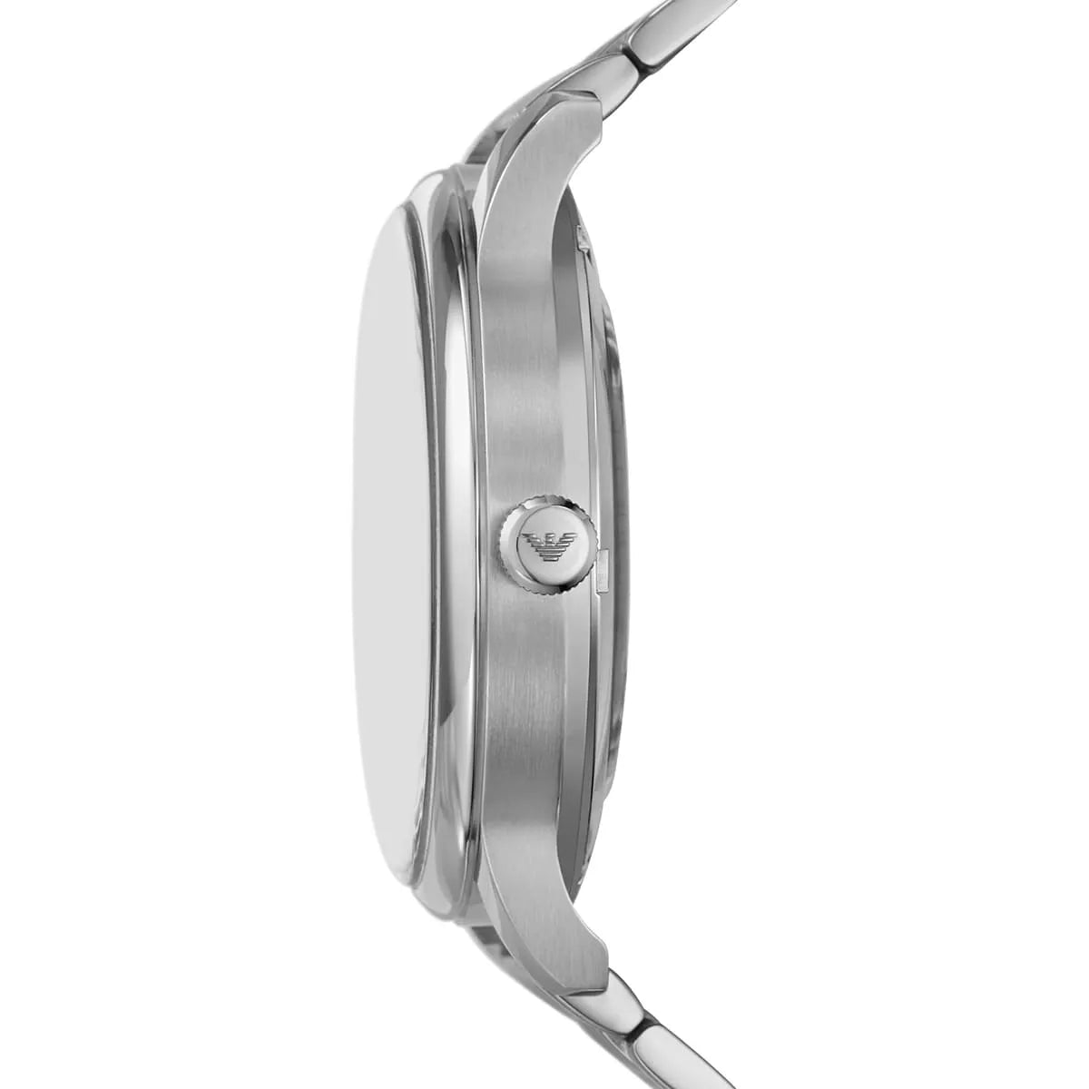 AR60081 watch side profile showing case thickness and crown detail