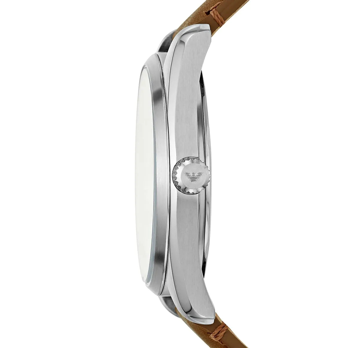 Emporio Armani SPORTIVO AR6016 side profile showing case thickness and strap