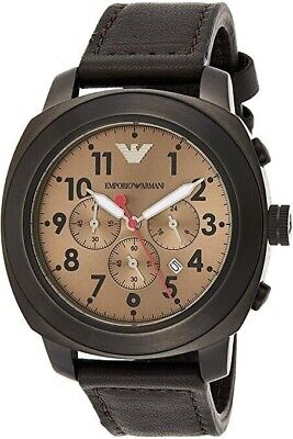 Emporio Armani Brown Dial Chronograph Men's Watch - AR6055