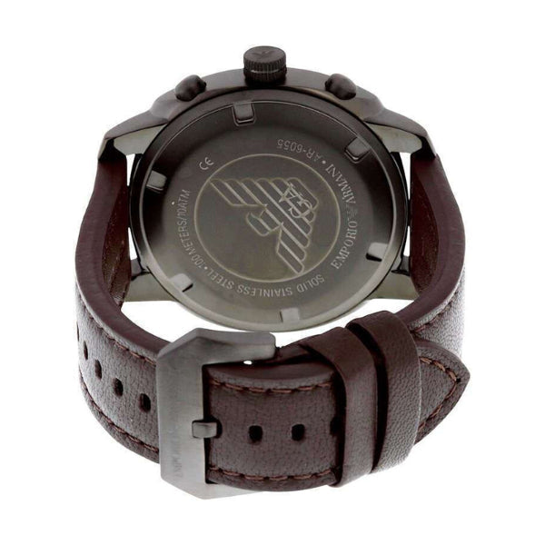 Emporio Armani Brown Dial Chronograph Men's Watch - AR6055