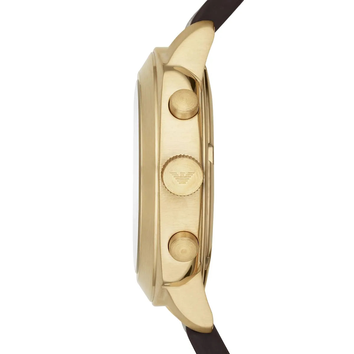 Emporio Armani AR6062 Sportivo Beige Dial Leather Strap Chronograph Men's Watch AR6062 - Image 5