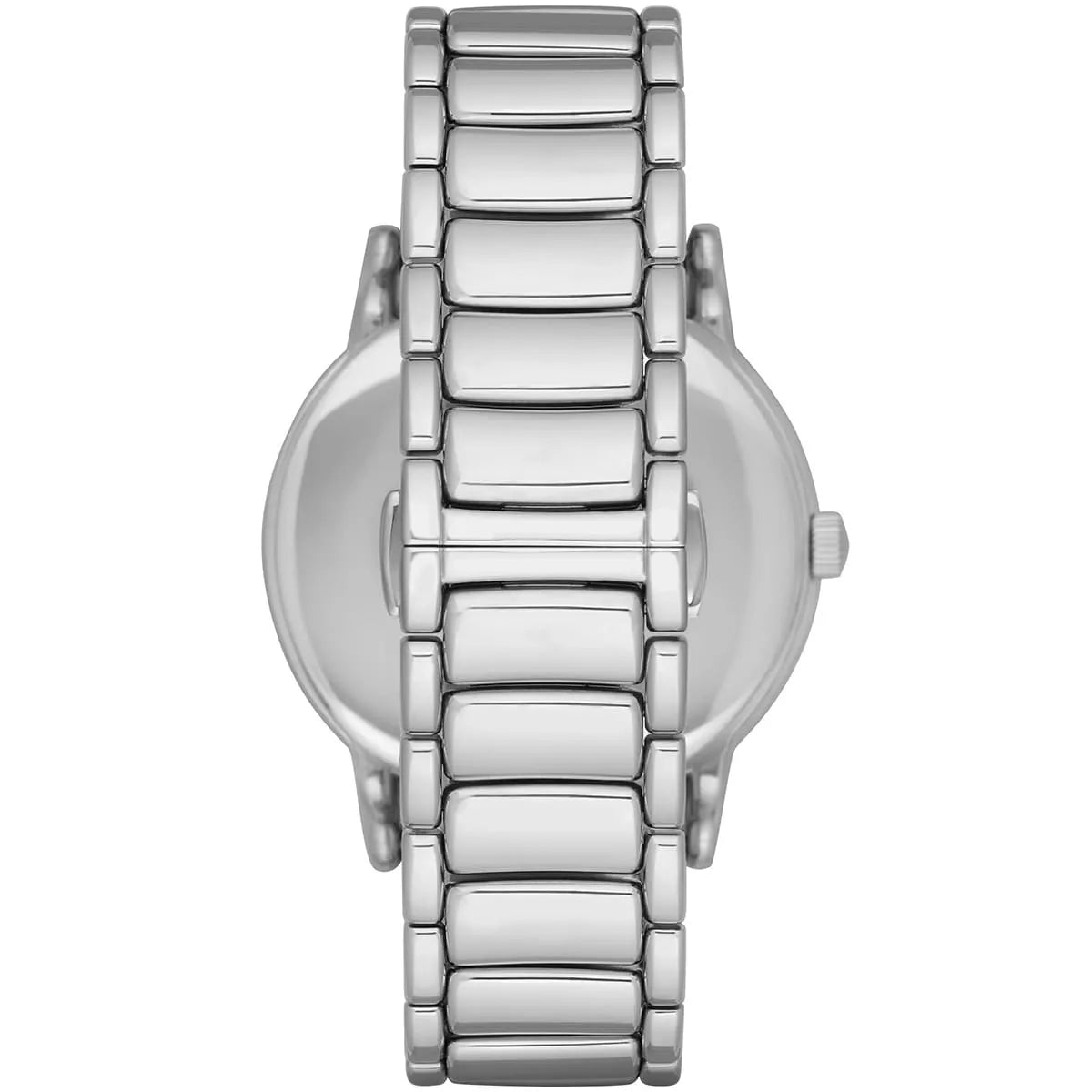 Emporio Armani Luigi Sunray Blue Dial Silver Men's Watch - AR8033