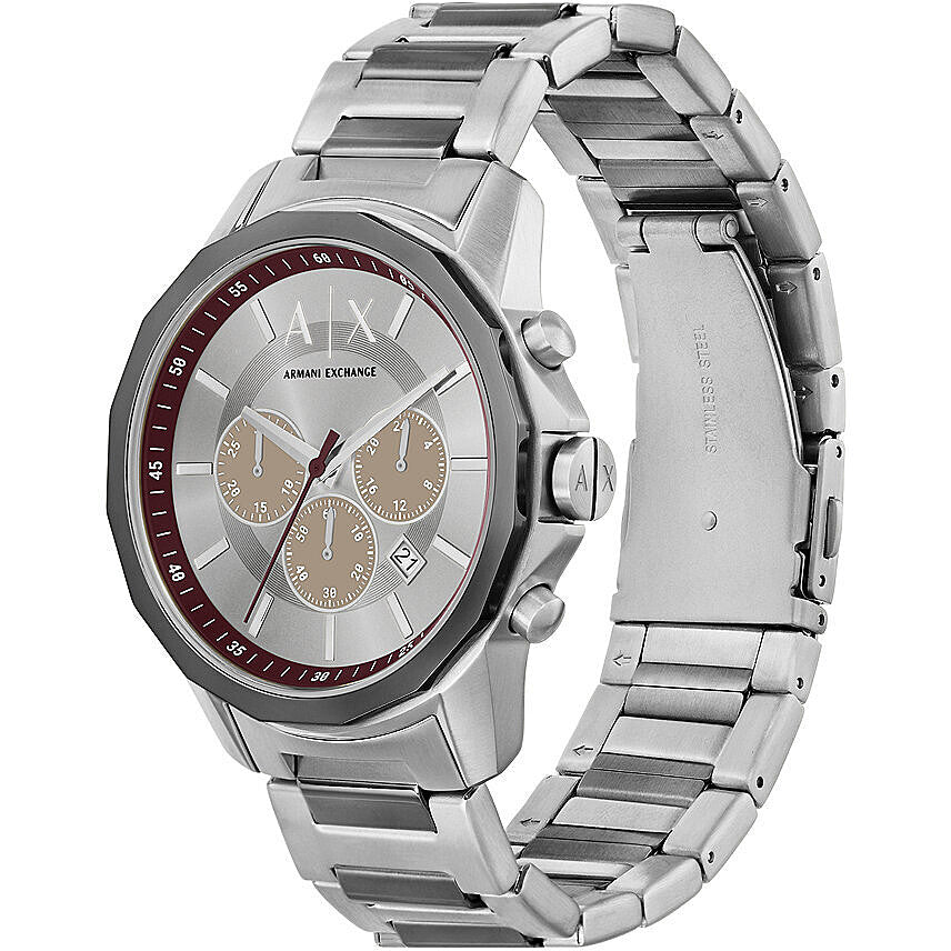 Armani Exchange Banks Chronograph Gray Dial Grey Watch - AX1745