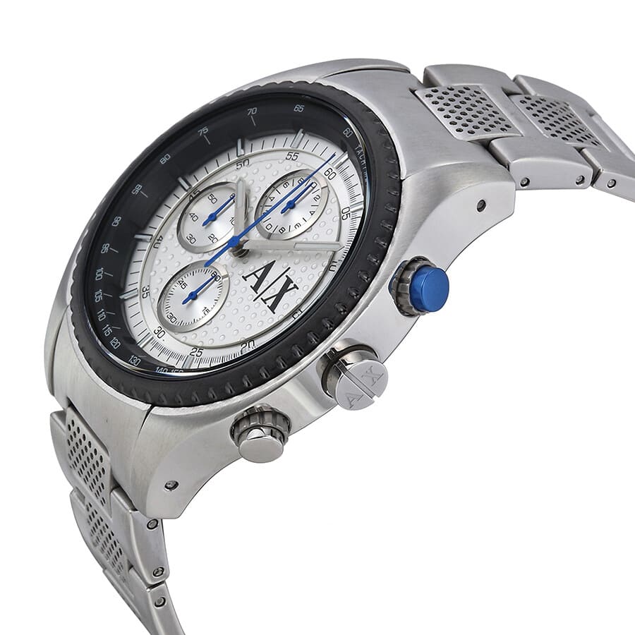 AX1602 chronograph watch side angle showcasing case profile and controls