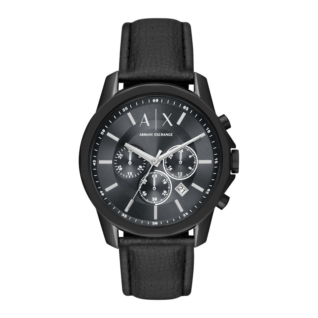 Armani Exchange AX1724 black chronograph watch with multiple subdials and round case