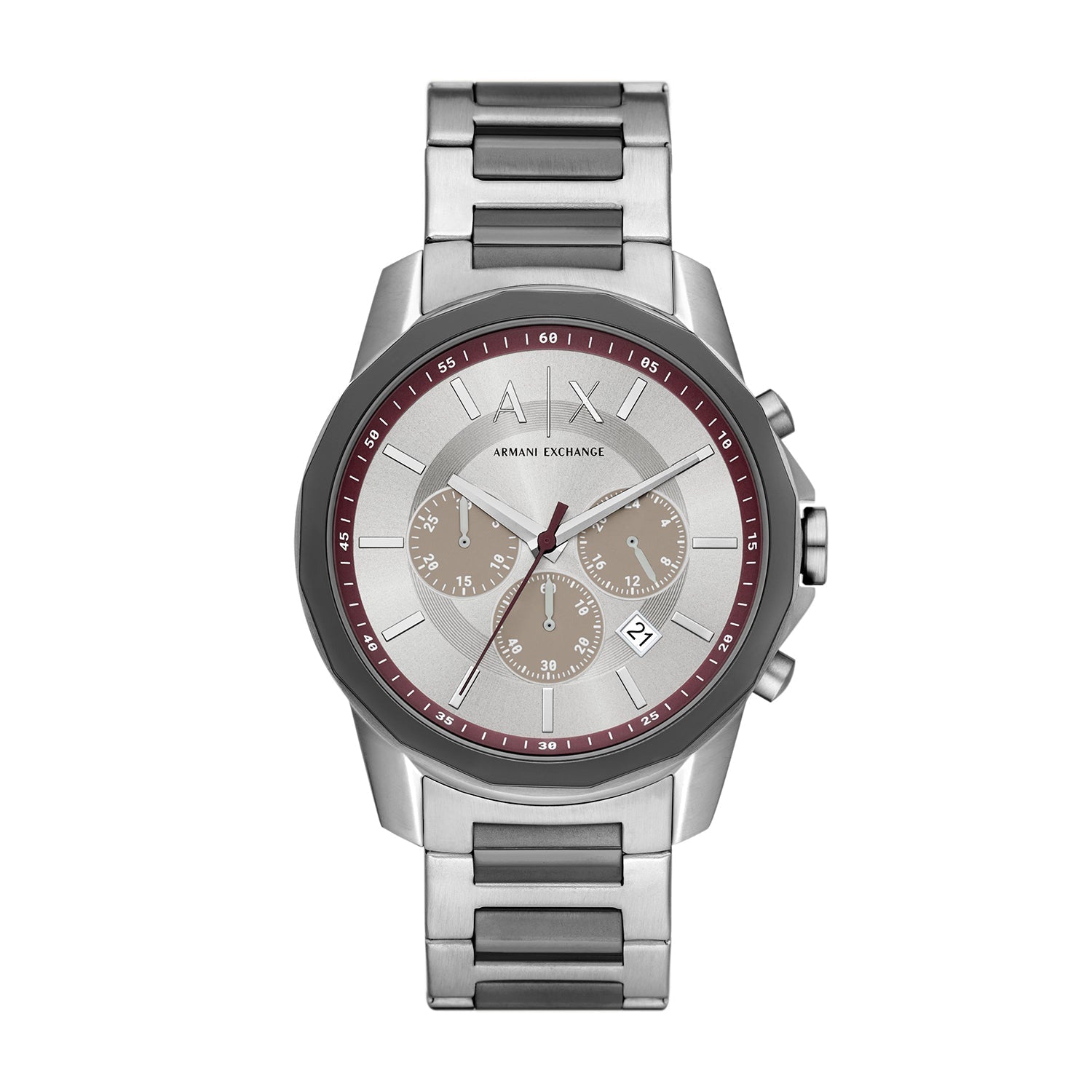 Armani Exchange Banks Chronograph Gray Dial Grey Watch - AX1745