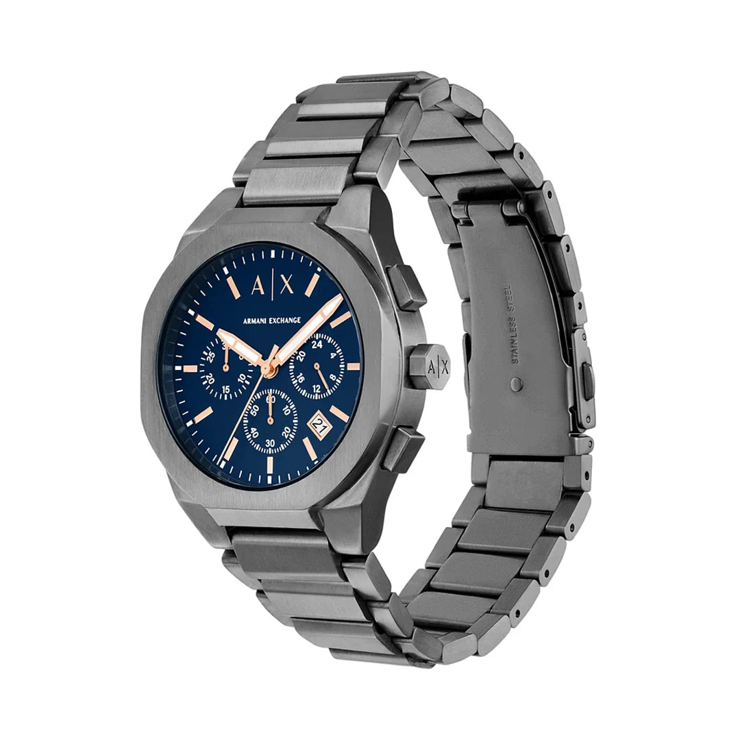 Armani Exchange Chronograph Quartz Blue Dial Men's Watch AX4182