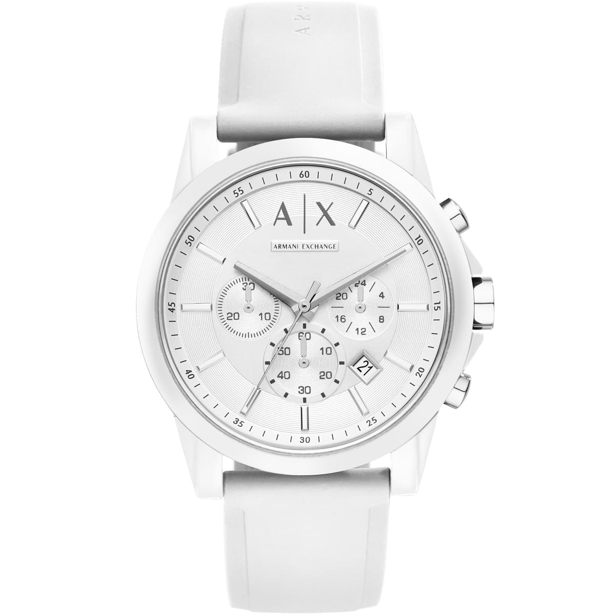 Armani Exchange AX1325 Men's Hampton Silver Dial Watch