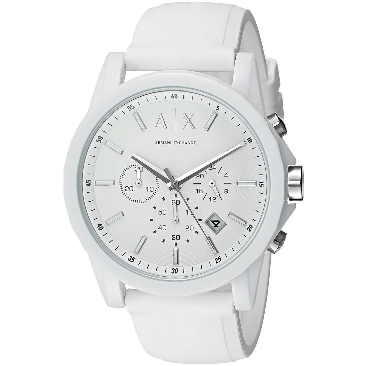 Armani Exchange AX1325 Men's Hampton Silver Dial Watch