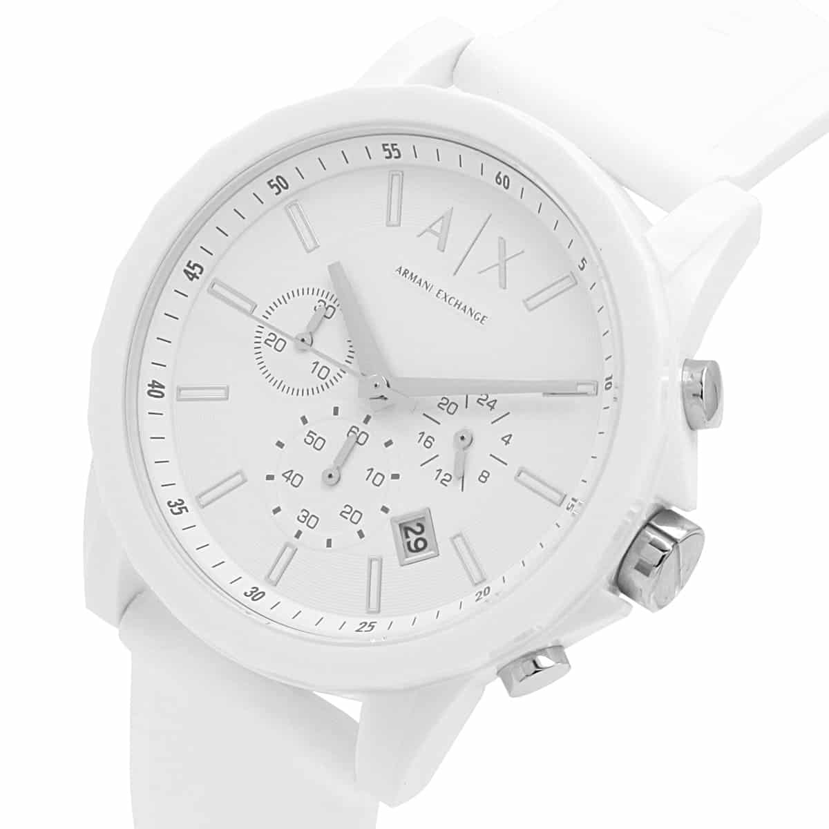 Armani Exchange AX1325 Men's Hampton Silver Dial Watch