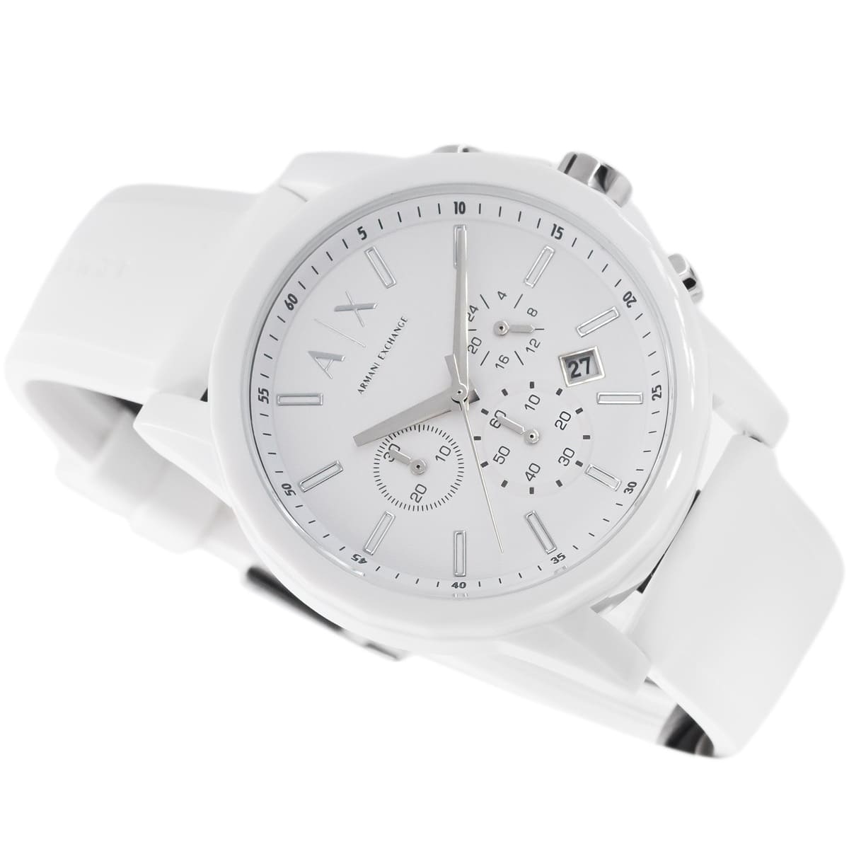 Armani Exchange AX1325 Men's Hampton Silver Dial Watch