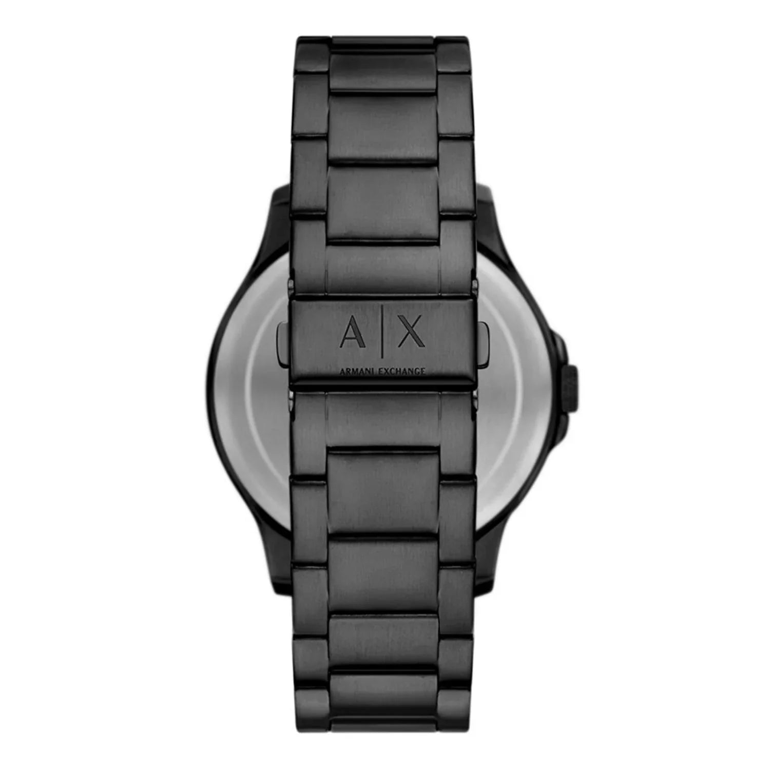 Armani Exchange AX2460 watch case back showing AX branding
