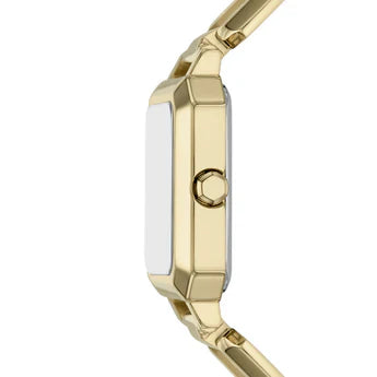 Armani Exchange Leila Red Dial Gold Women's Watch AX5734