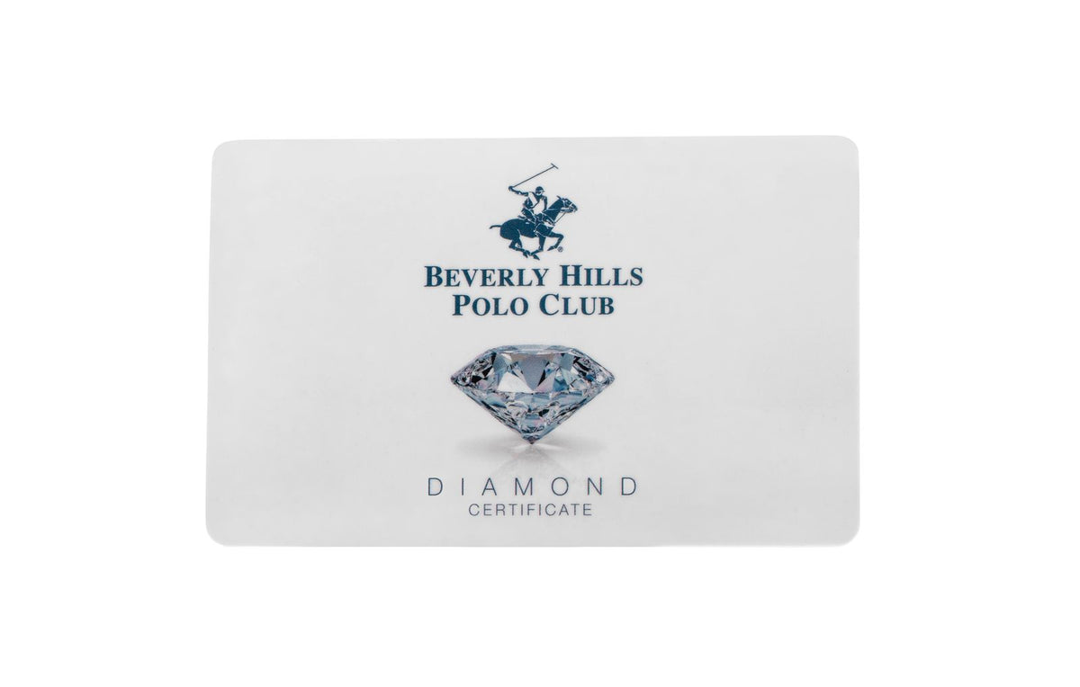 Diamond certificate for Beverly Hills Polo Club watch