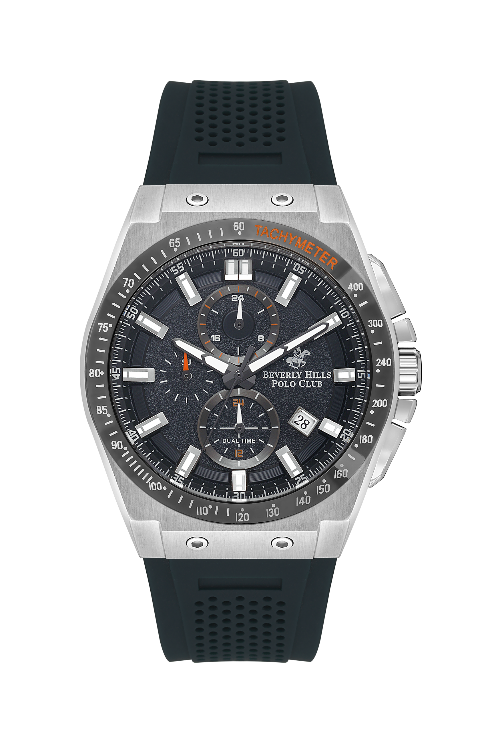Beverly Hills Polo Club Sporty Multifunction Black Dial Date Watch – BP3541X.399
