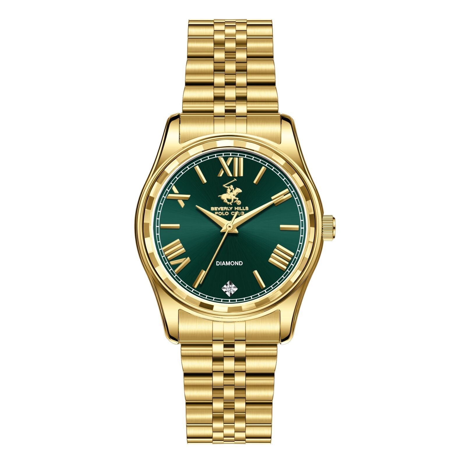 Beverly Hills Polo Club Gold Stainless Steel Ladies Watch - BP3808C.170