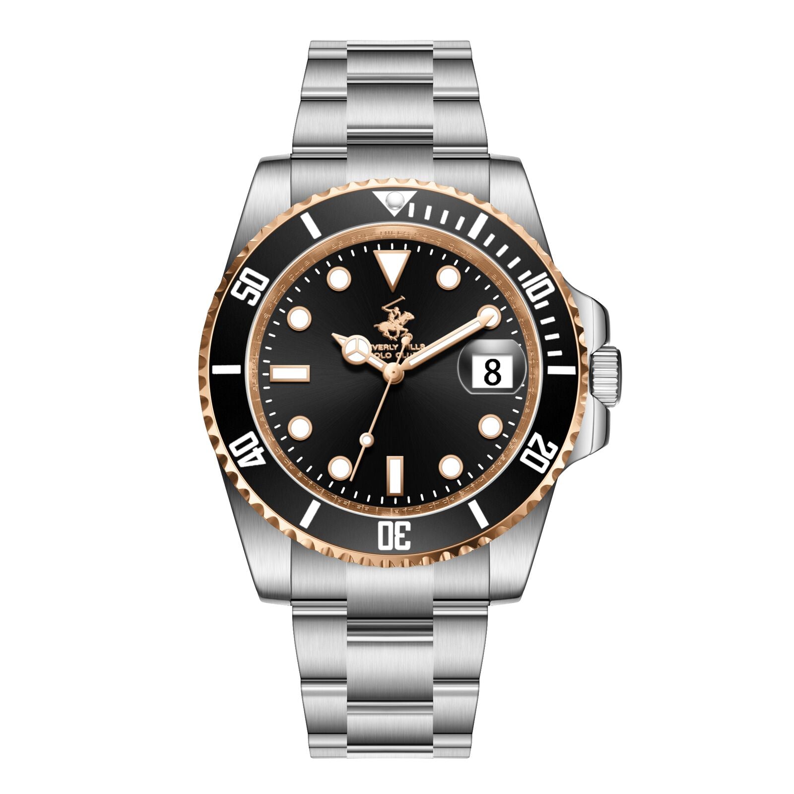 Beverly Hills Polo Club Metallic Stainless Steel Men's Watch - BP3791X.550 BP3791X.550 - Image 1