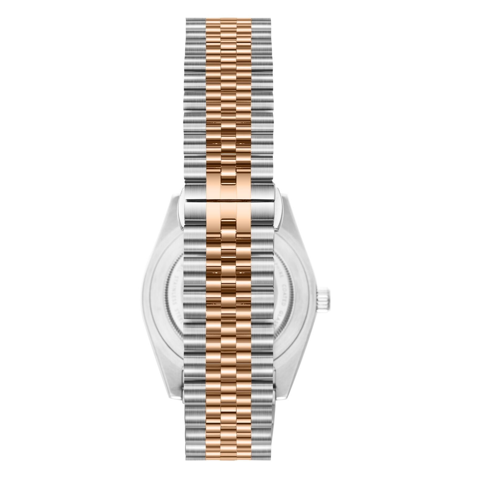 Beverly Hills Polo Club Classy Gunmetal Dial Two-Tone Date Watch BP3810X.560