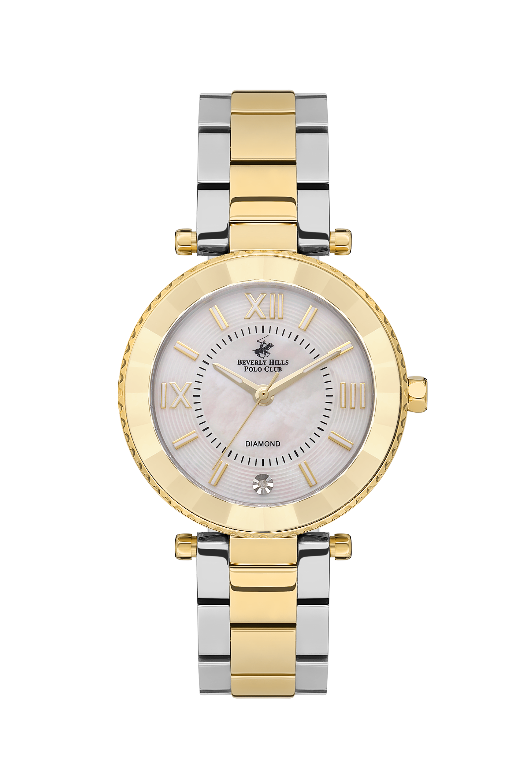Beverly Hills Polo Club Mother Pearl Diamond Watch – BP3566C.220