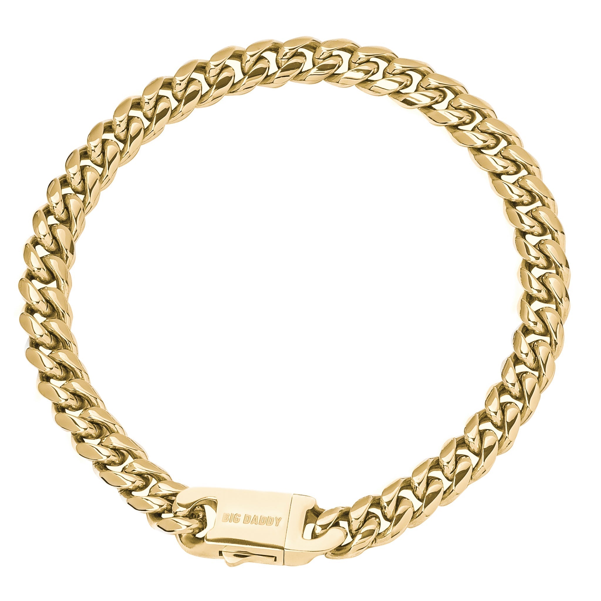 Big Daddy 10MM Cuban Link 18K Gold Bracelet - Bracelet