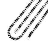 Big Daddy 10mm Miami Cuban Link Silver Chain - Chain